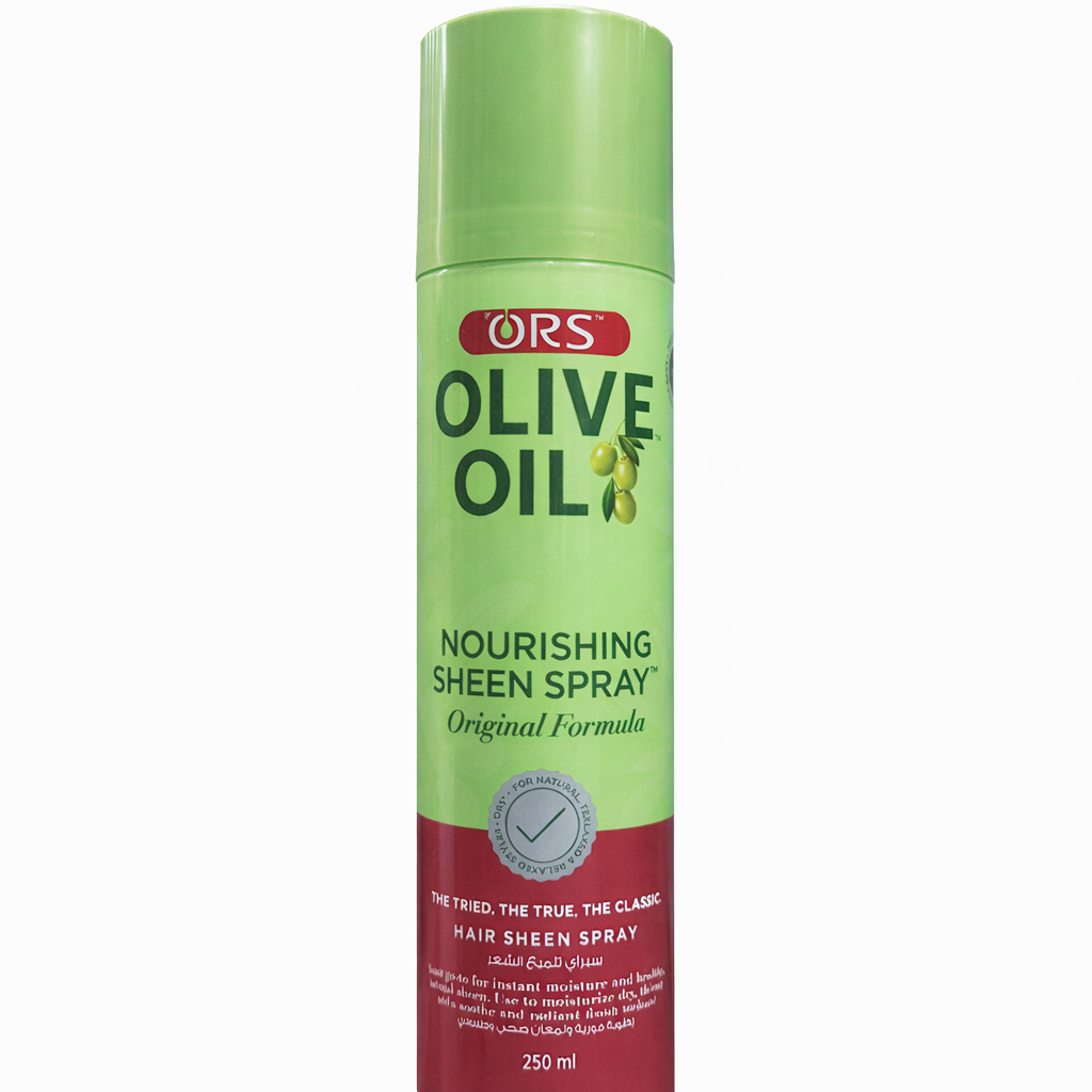 بخاخ لمعان الشعر بزيت الزيتون ORS Olive Oil Nourishing Sheen Spray – 250 مل