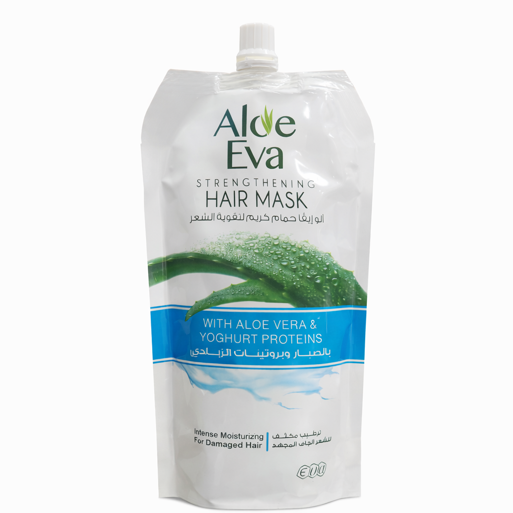 ماسك الشعر ألو إيفا بالصبار والزبادي Aloe Eva Hair Mask Aloe Vera & Yoghurt Proteins