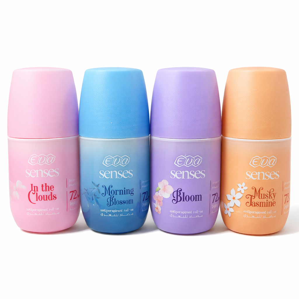 مزيل عرق EVA Senses Roll-On – حماية تدوم حتى 72 ساعة