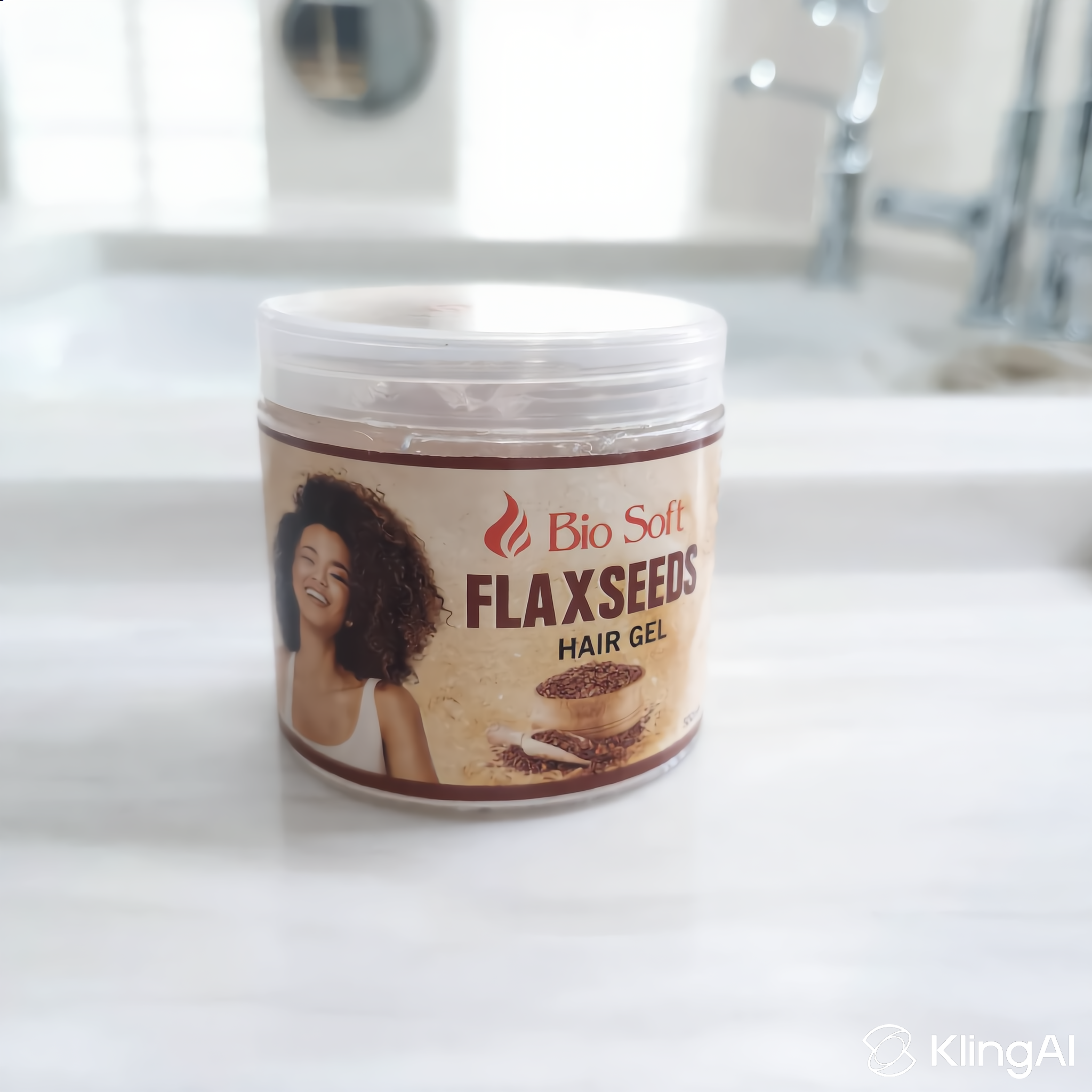 جل الشعر ببذور الكتان Bio Soft Flaxseeds Hair Gel – 500 مل