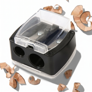 براية أقلام مكياج احترافية بغطاء – للأقلام الرفيعة والسميكة – Eye & Lip Pencil Sharpener