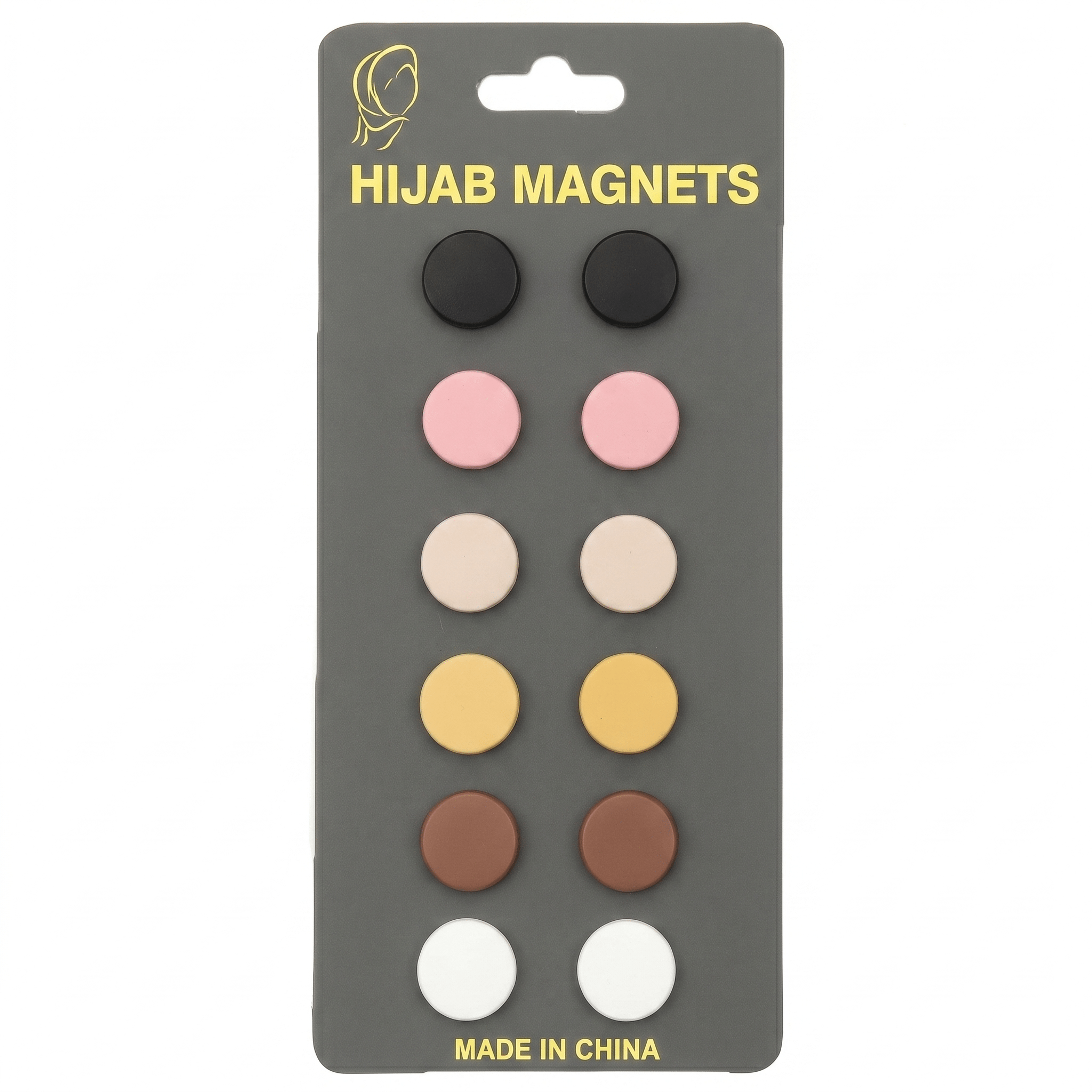 دبابيس طرحة مغناطيس أصلية – ثبات جبار وحماية كاملة للطرحة – Magnetic Hijab Pins