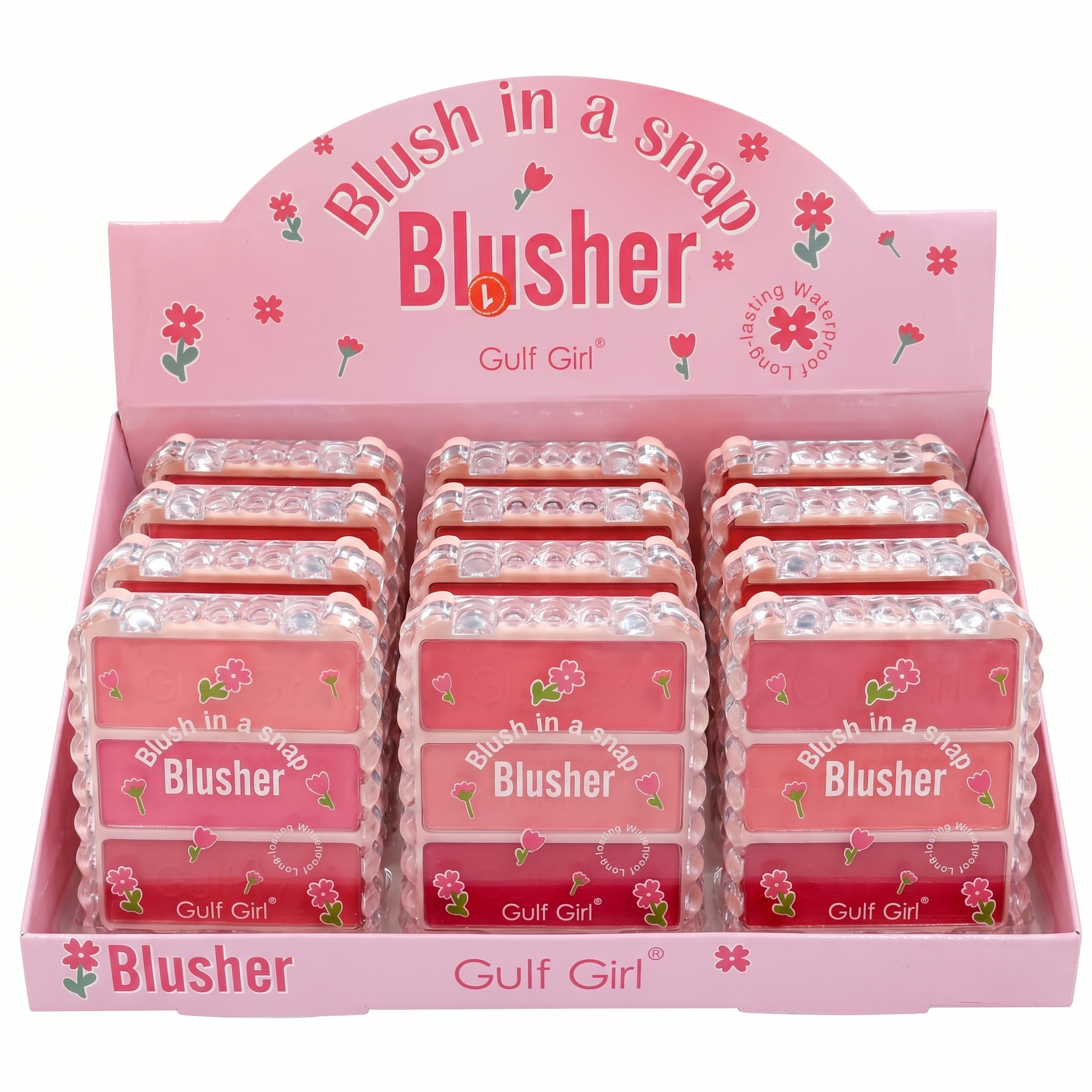 بلاشر جلف جيرل الكريستالي - ألوان غنية وثبات يدوم طويلاً - Gulf Girl Blush in a snap