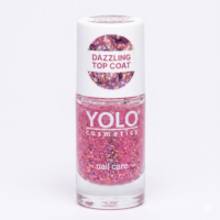 ملمع ومثبت طلاء الأظافر الجليتر يولو - دازلينج توب كوت | Yolo Dazzling Top Coat Nail Care
