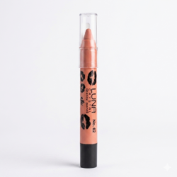 قلم روج لونا كريستال مطفي وثابت 12 ساعة - كيس بروف | Luna Crystal Lipstick Pencil 62