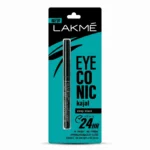 كحل لاكمي أيكونيك الأسود الفاحم مقاوم للماء ويدوم حتى 24 ساعة - Lakmé Eyeconic Kajal Deep Black