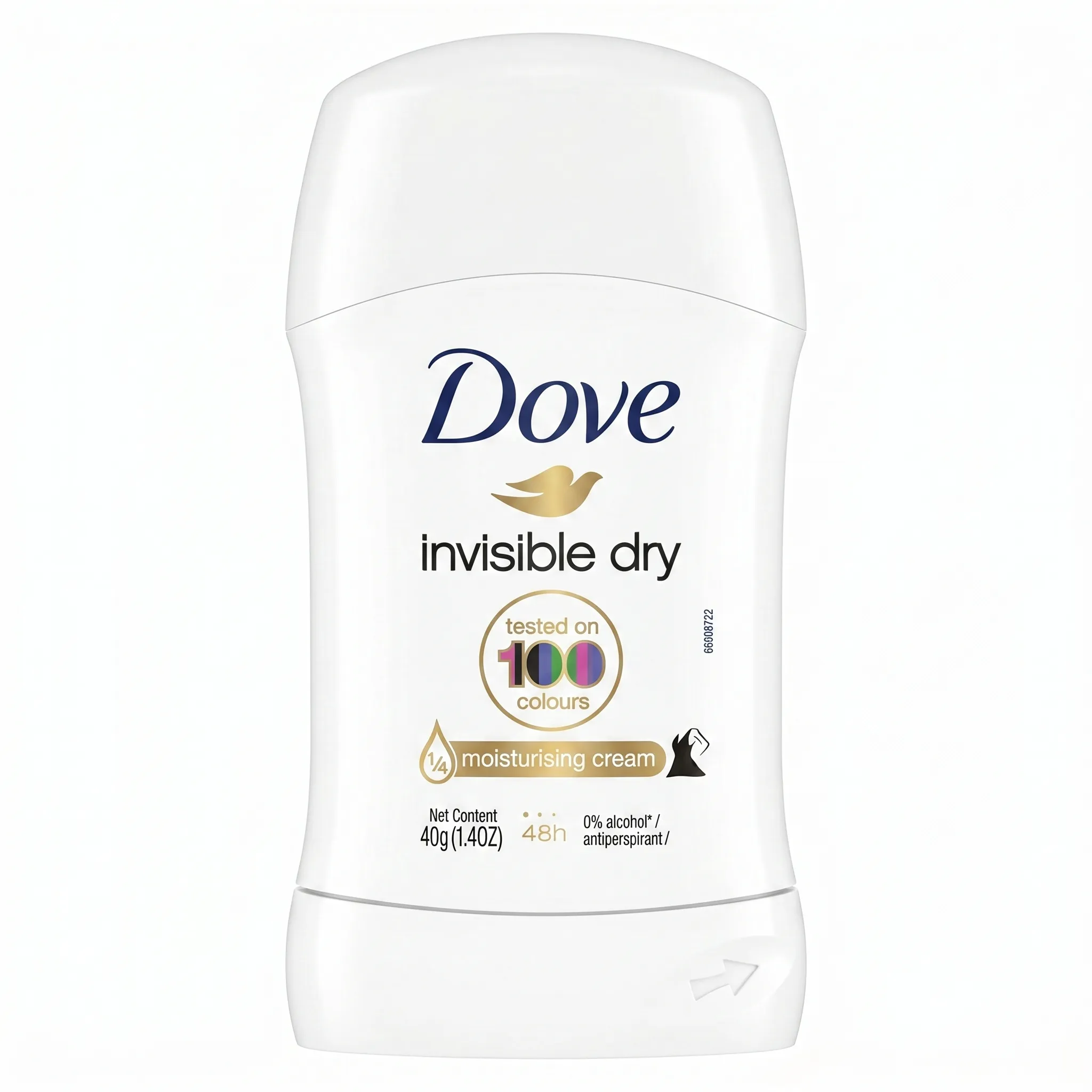 مضاد ومزيل تعرق دوف ستيك إنفيزيبل dry ضد العلامات البيضاء 40 جم - Dove Invisible Dry Antiperspirant Stick