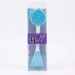 فرشاة سيليكون مزدوجة لتنظيف الوجه وتوزيع ماسكات البشرة - Silicone Face Cleansing Brush and Mask Spatula